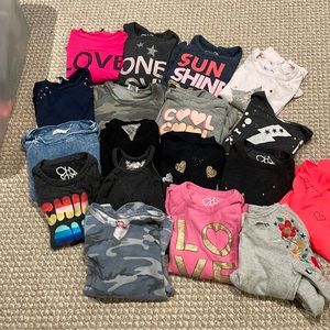 Assorted sweatshirts